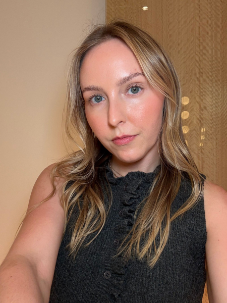 selfie of allure beauty director sarah kinonen